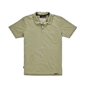 TRUEWERK Mens Large EDO Polo Shirt Short Sleeve Green Workwear Casual Stretch